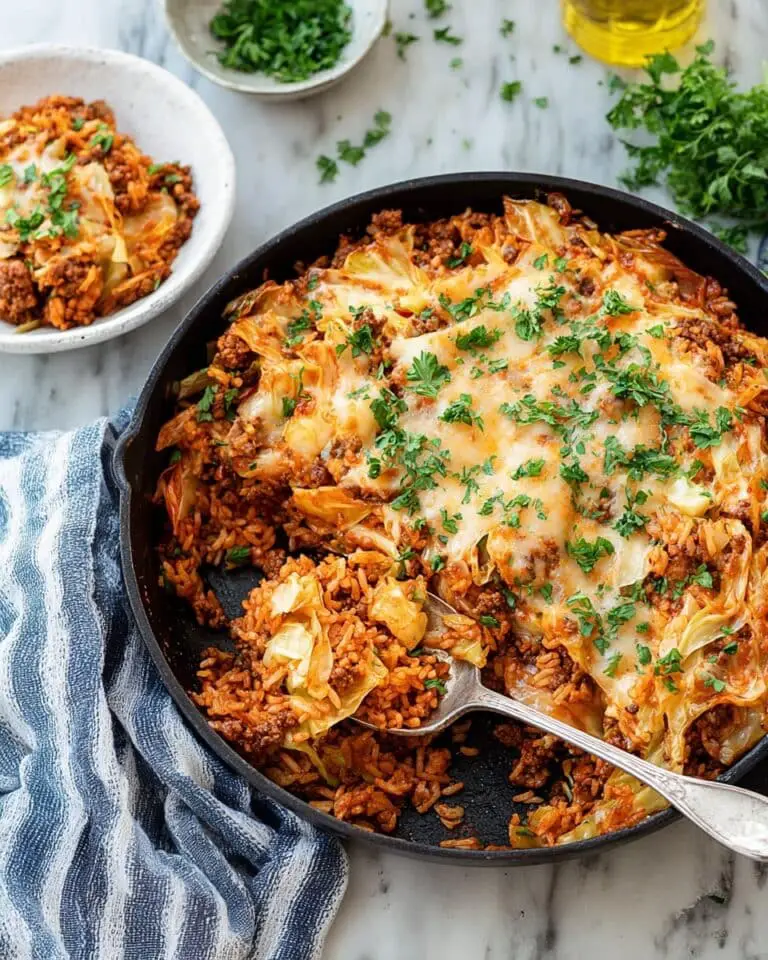 Stovetop Cabbage and Ground Beef Casserole Recipe