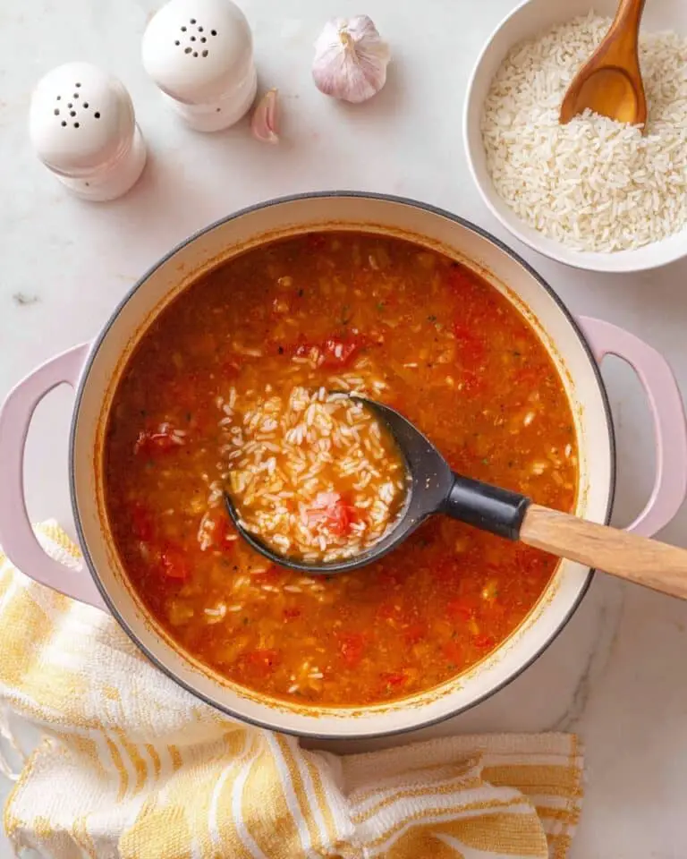 Tomato Rice Soup Recipe