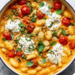 30 Minute Creamy Tomato Gnocchi with Burrata Recipe