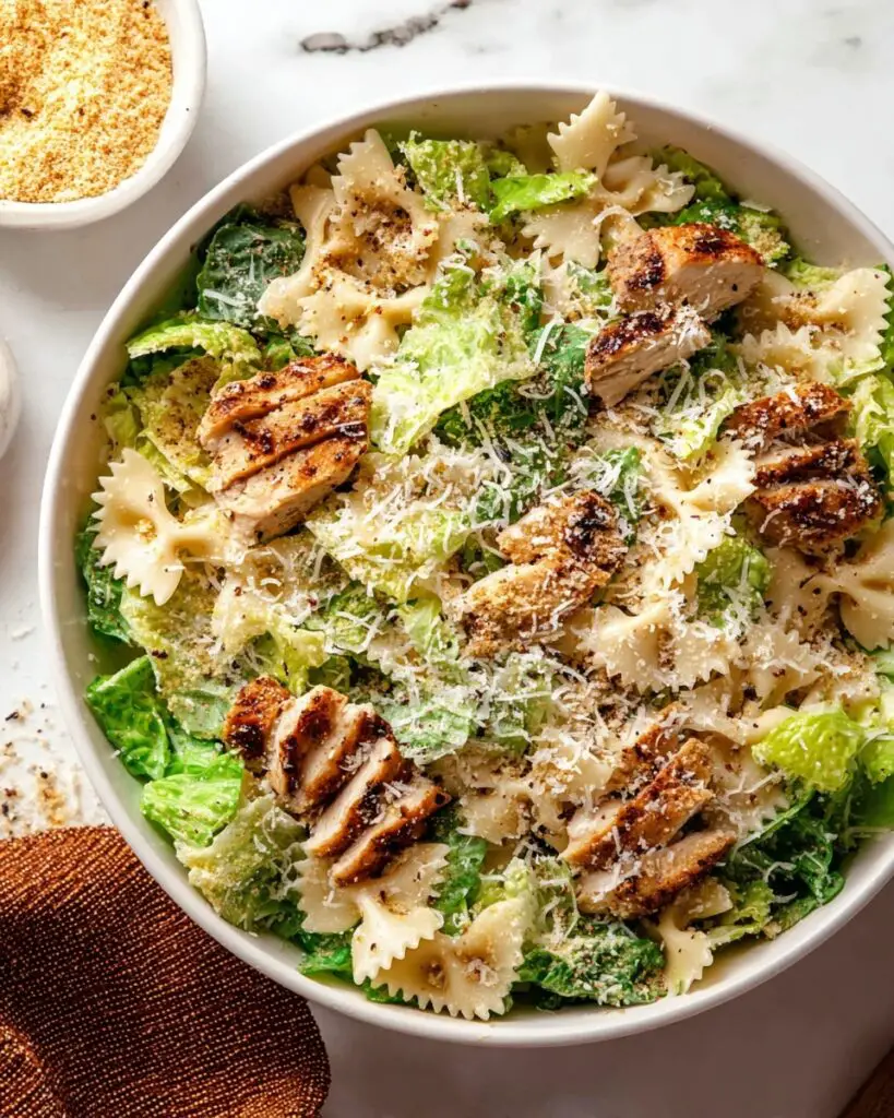 Chicken Caesar Pasta Salad Recipe