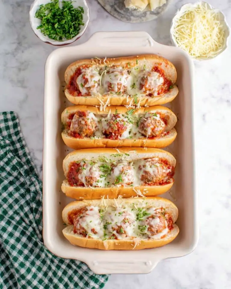 Baked Meatball Subs Recipe