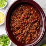 Healthy Slow Cooker Chili Recipe