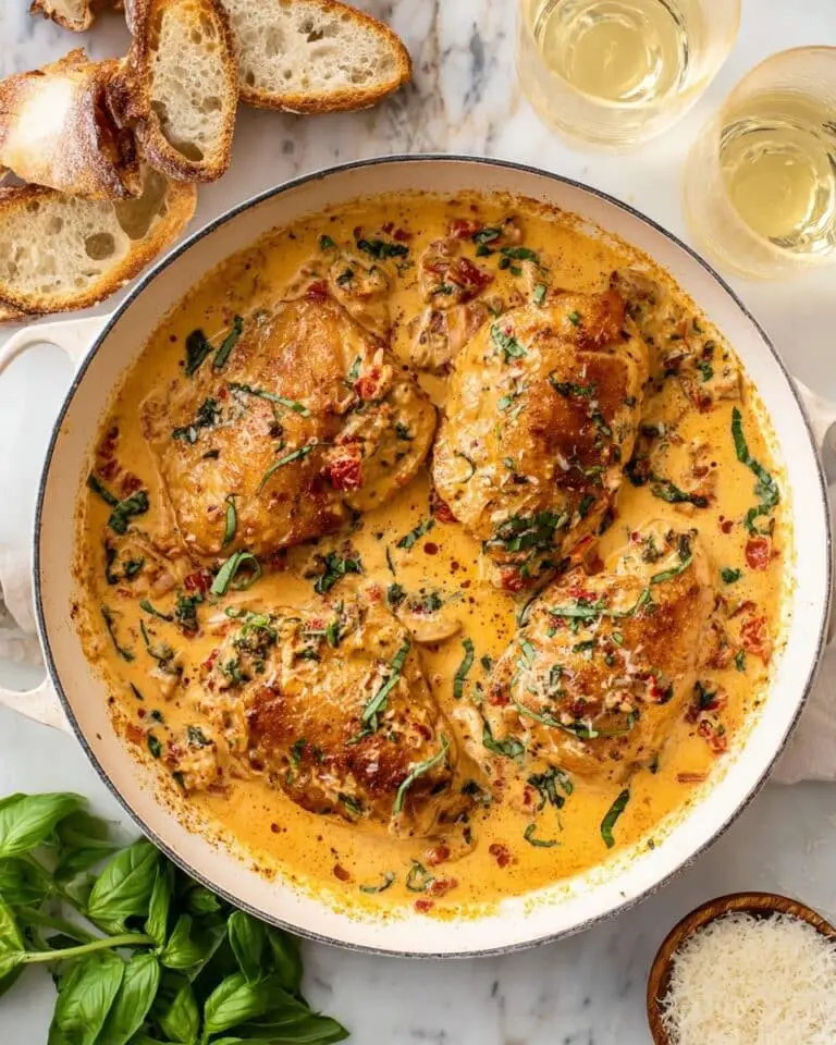 Marry Me Chicken in a Sun-Dried Tomato Cream Sauce Recipe