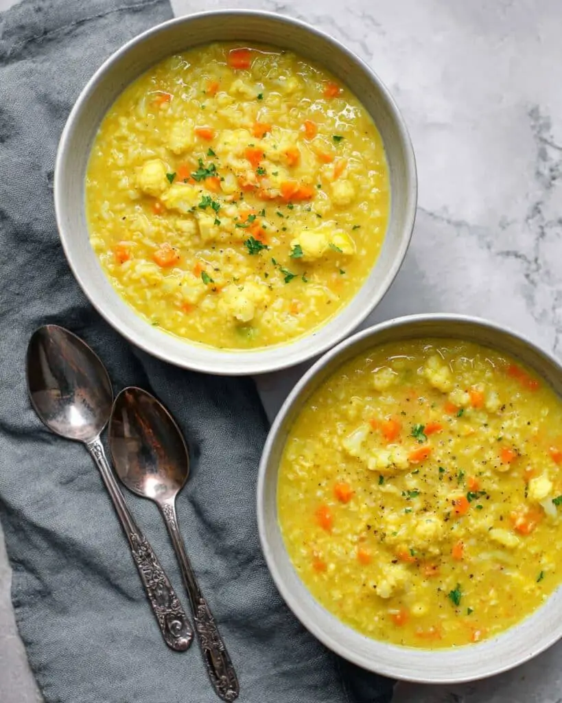 Mulligatawny Soup with Chicken, Rice, and Coconut Milk Recipe