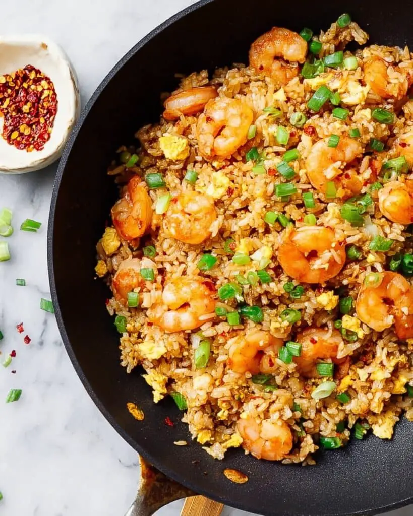 Spicy Shrimp Fried Rice Recipe