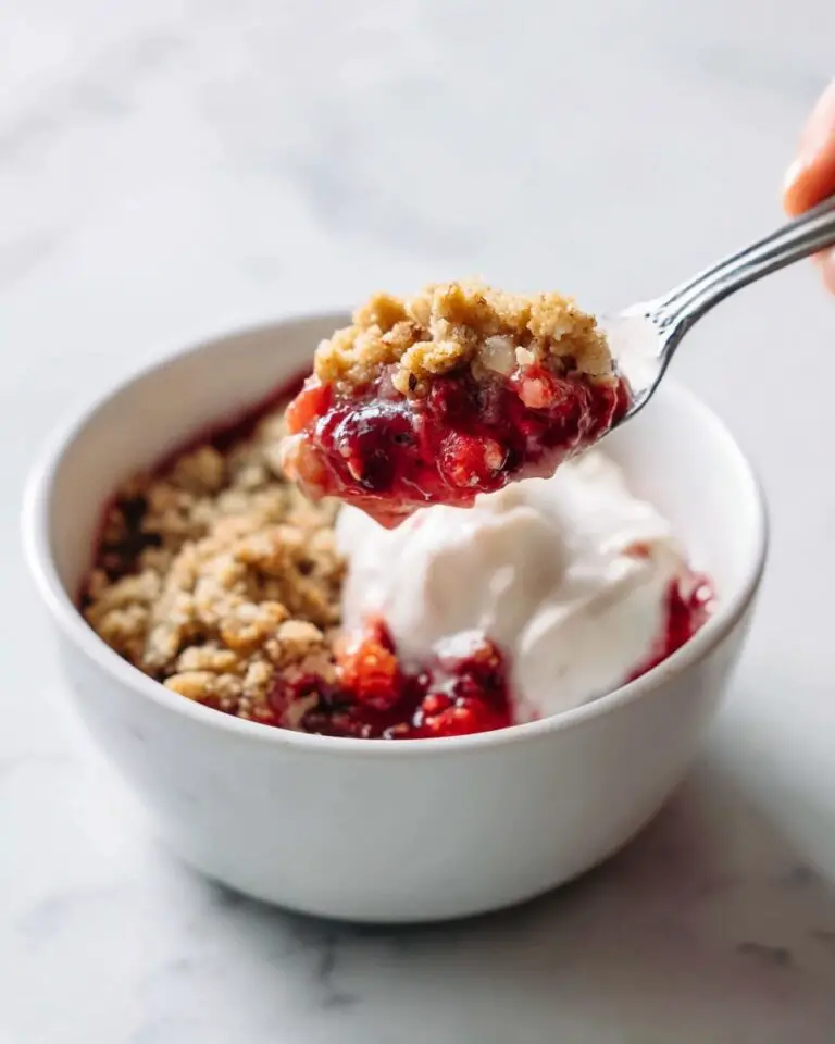 Two Person Raspberry Crumbles Recipe