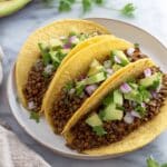Vegan Slow Cooker Lentil Tacos Recipe