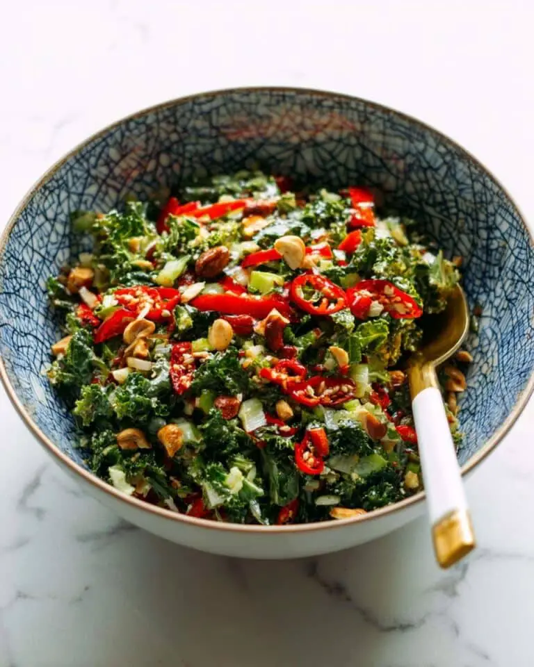 Roasted Peanut Kale Crunch Salad Recipe