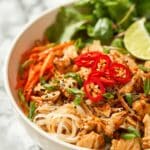 Chinese Chicken Stir Fry with Vegetables and Noodles Recipe