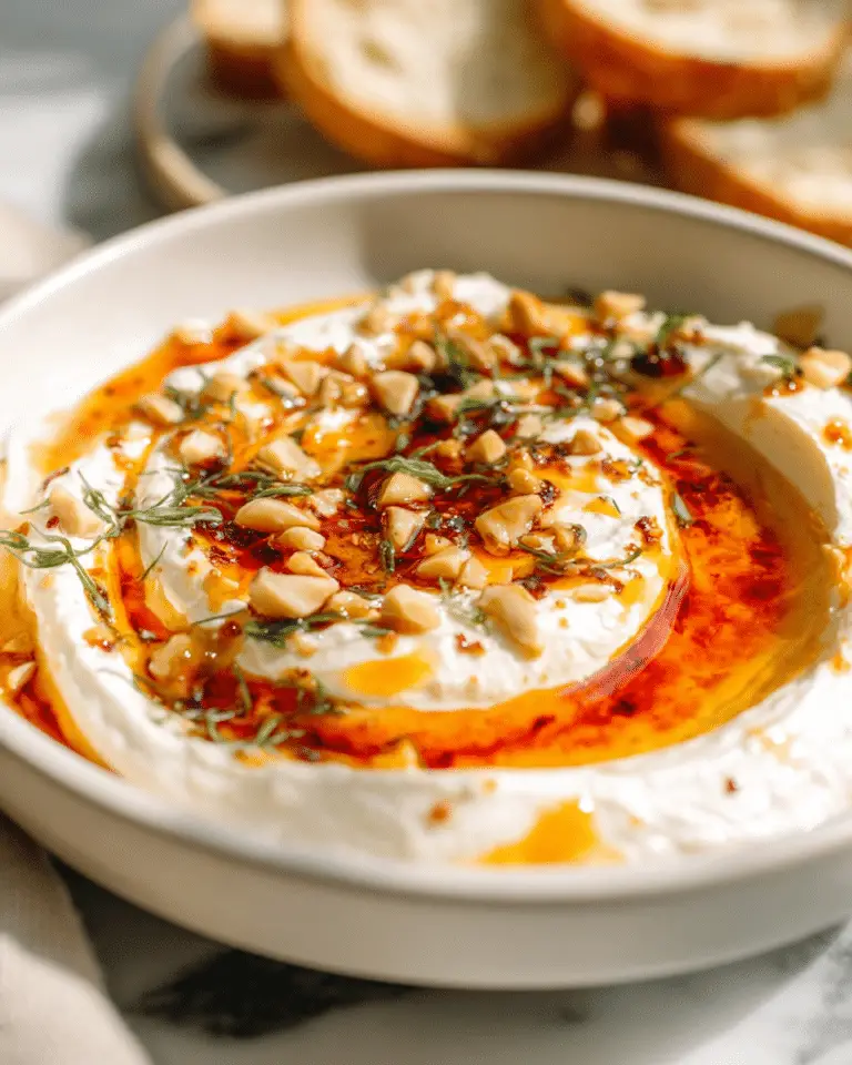 Quick Whipped Ricotta Dip with Hot Honey Recipe