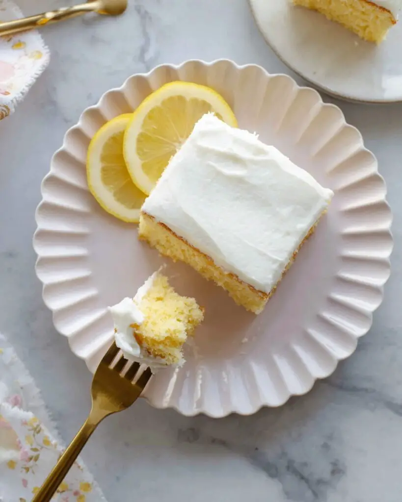 Lemon Tres Leches Cake Recipe