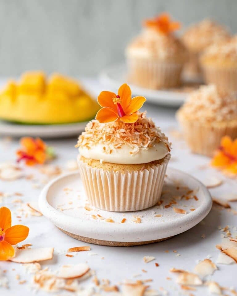 Mango Coconut Cupcakes Recipe