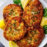 Crispy Chicken Schnitzel with Lemon Recipe