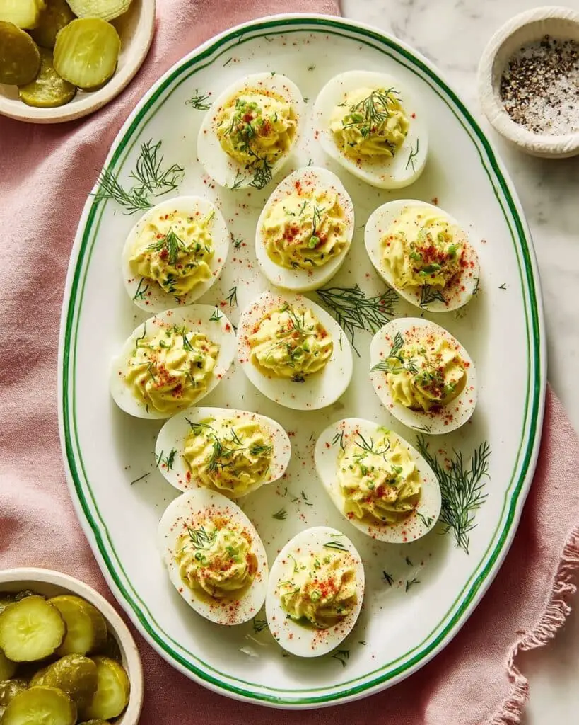 Dill Pickle Deviled Eggs Recipe
