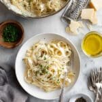Cauliflower Alfredo Sauce with Fettuccine Recipe
