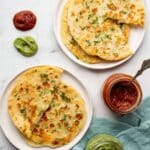 Masoor Dal Chilla | Savory Red Lentil Pancakes Recipe