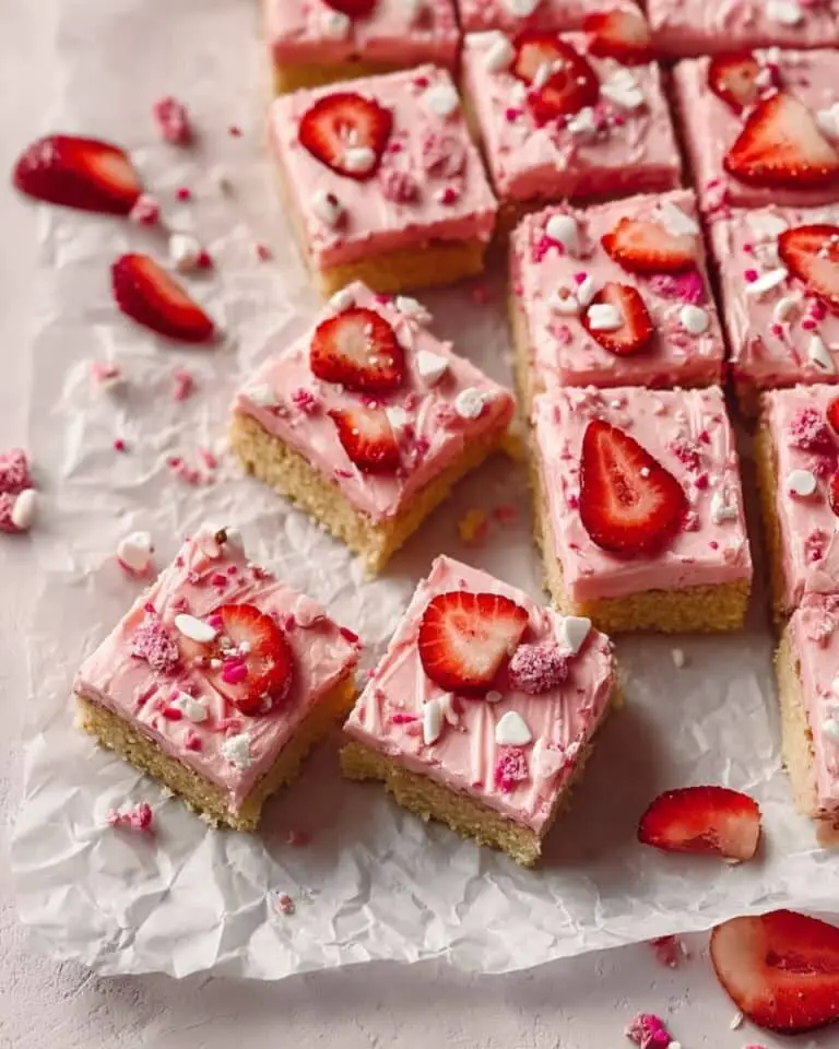 Strawberry Shortcake Cookie Bars Recipe