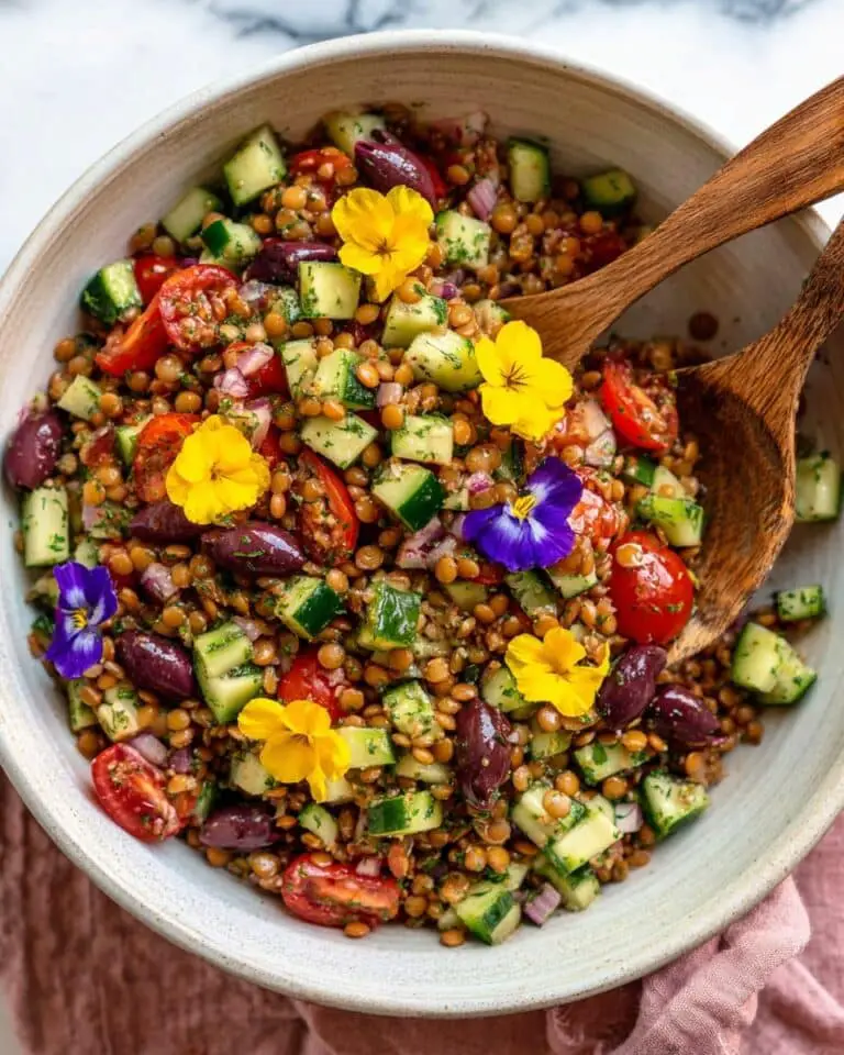 Mediterranean Lentil Salad Recipe