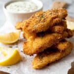 Oven Fried Parmesan Baked Chicken Tenders Recipe