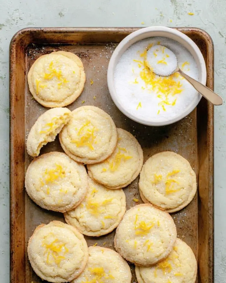 Soft & Chewy Lemon Cookies Recipe