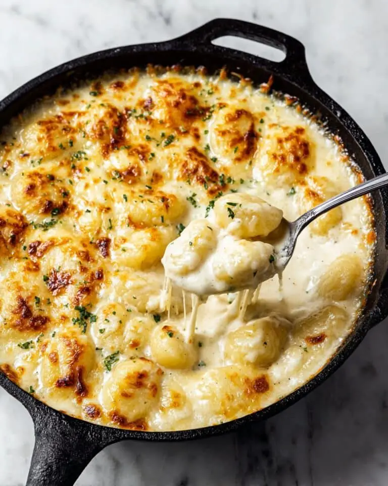 Three Cheese Gnocchi Mac and Cheese Bake Recipe