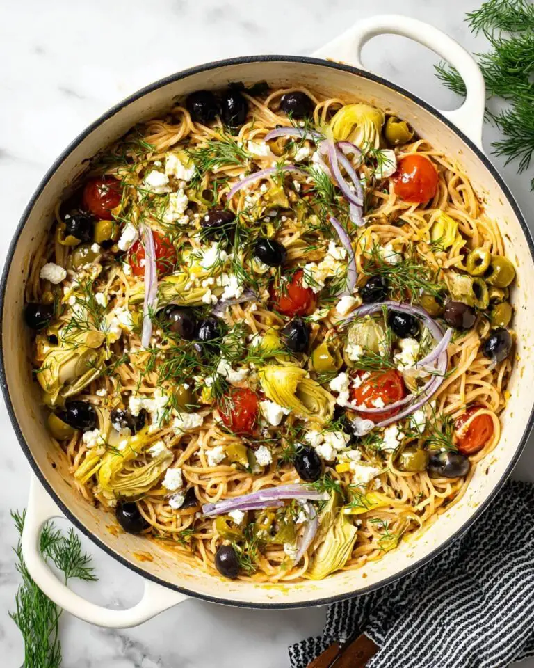 Mediterranean One Pot Pasta Recipe