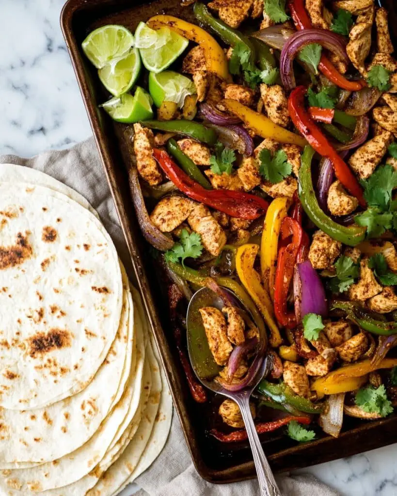 Sheet Pan Chicken Fajitas Recipe