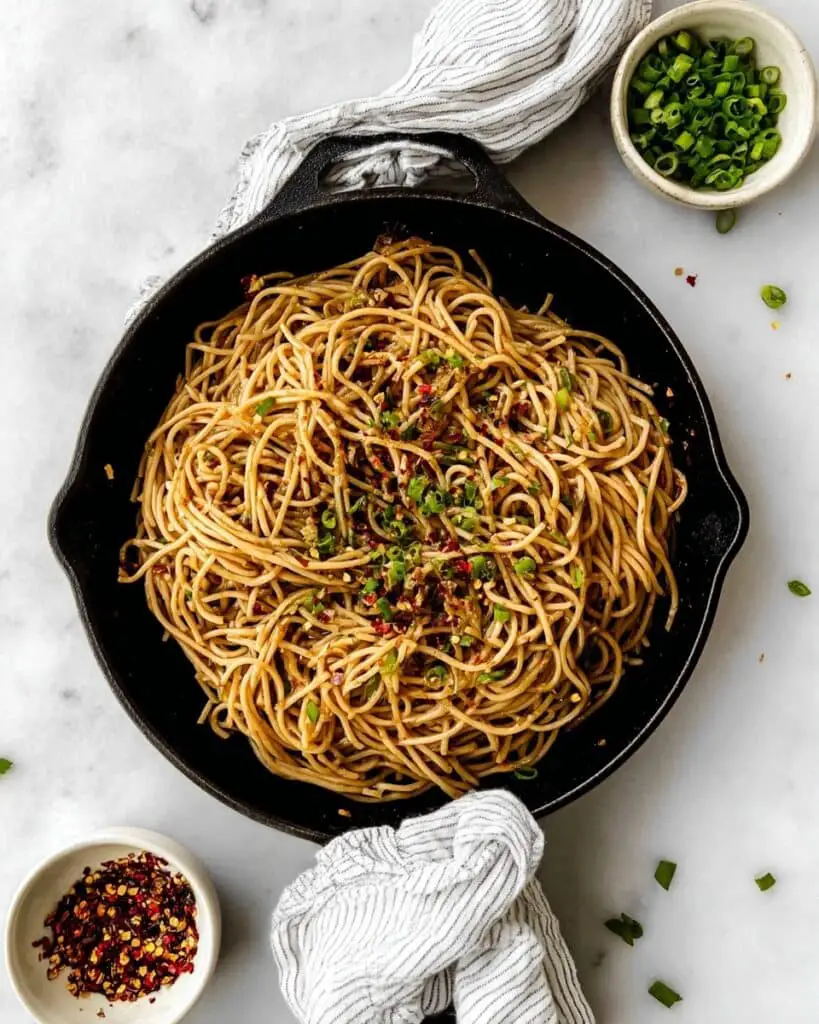 Garlic Sesame Noodles Recipe