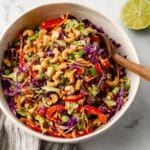 Thai-Inspired Chickpea Salad with Curry Peanut Butter Dressing Recipe