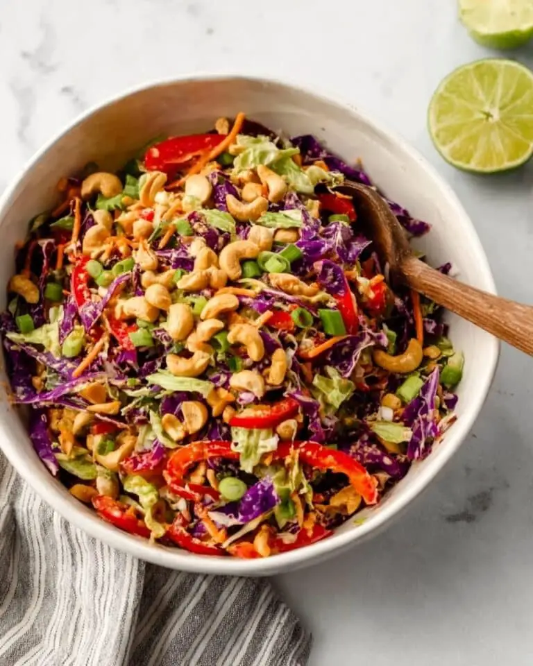 Thai-Inspired Chickpea Salad with Curry Peanut Butter Dressing Recipe