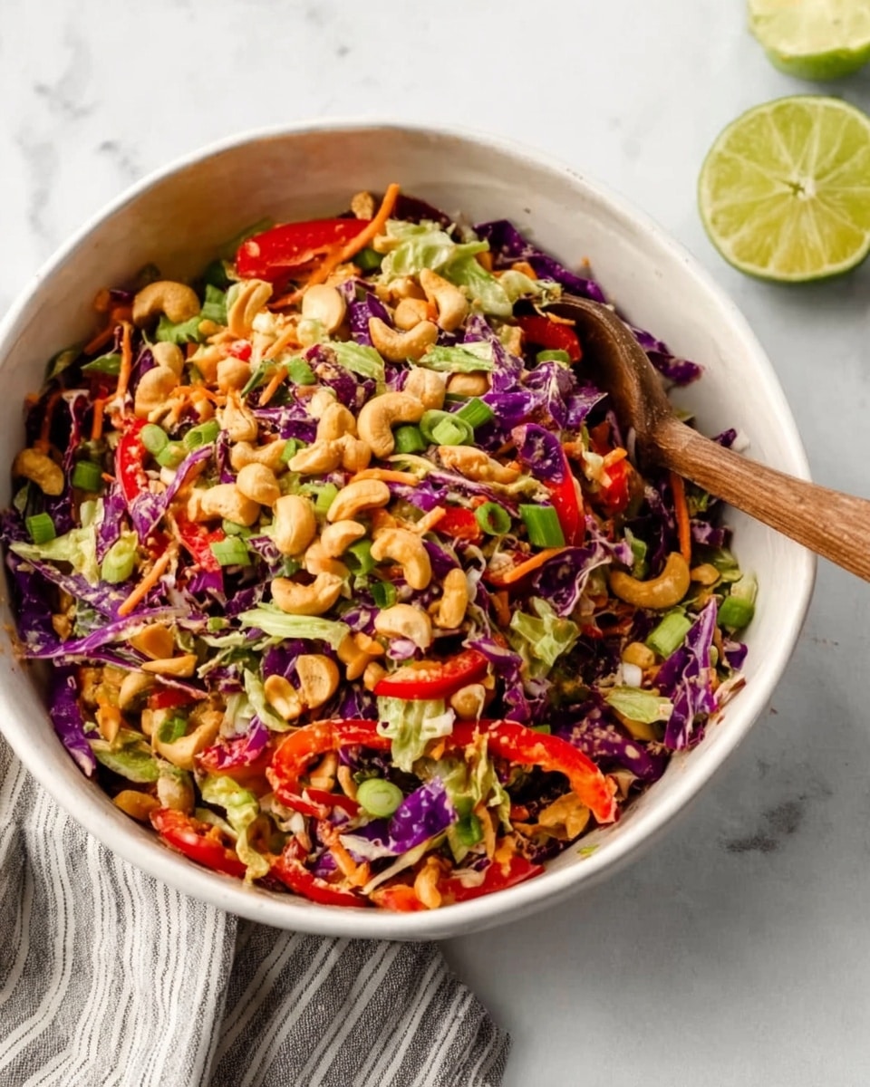 Thai-Inspired Chickpea Salad with Curry Peanut Butter Dressing Recipe