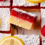 Lemon Raspberry Bars Recipe