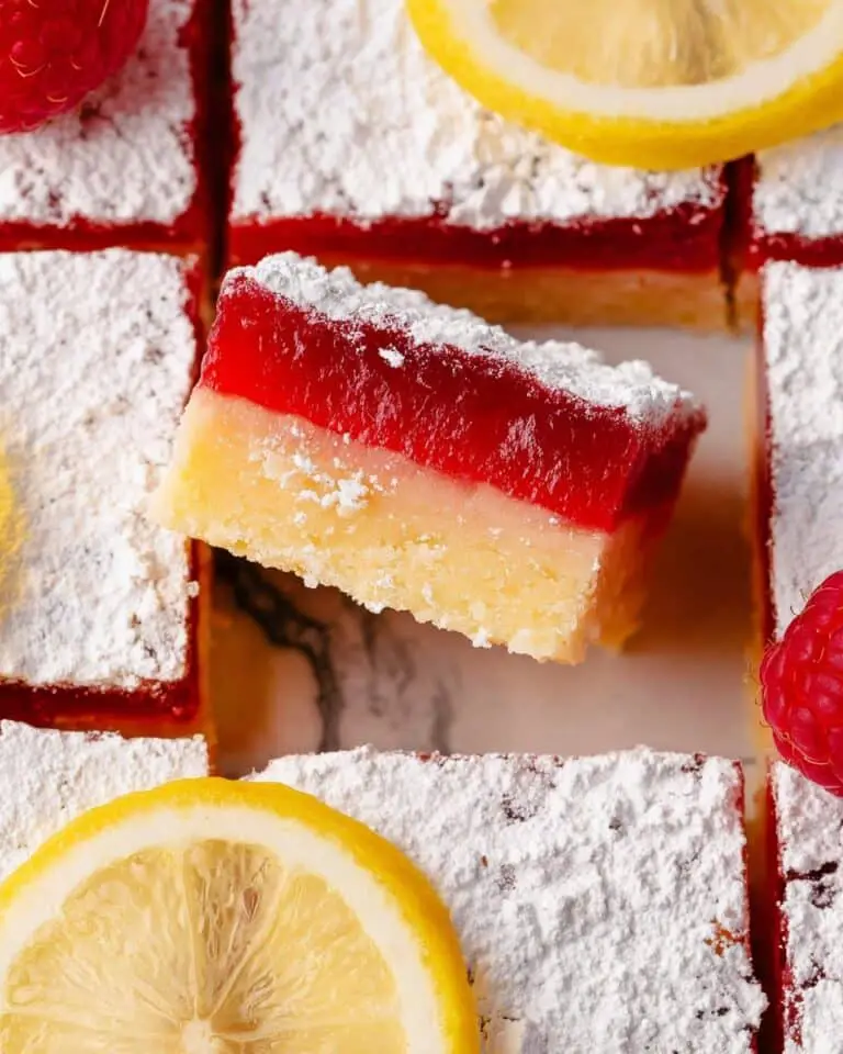Lemon Raspberry Bars Recipe