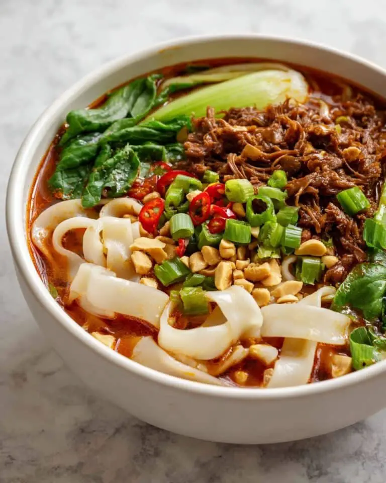 Beef Short Rib Thai Curry Soup with Rice Noodles Recipe