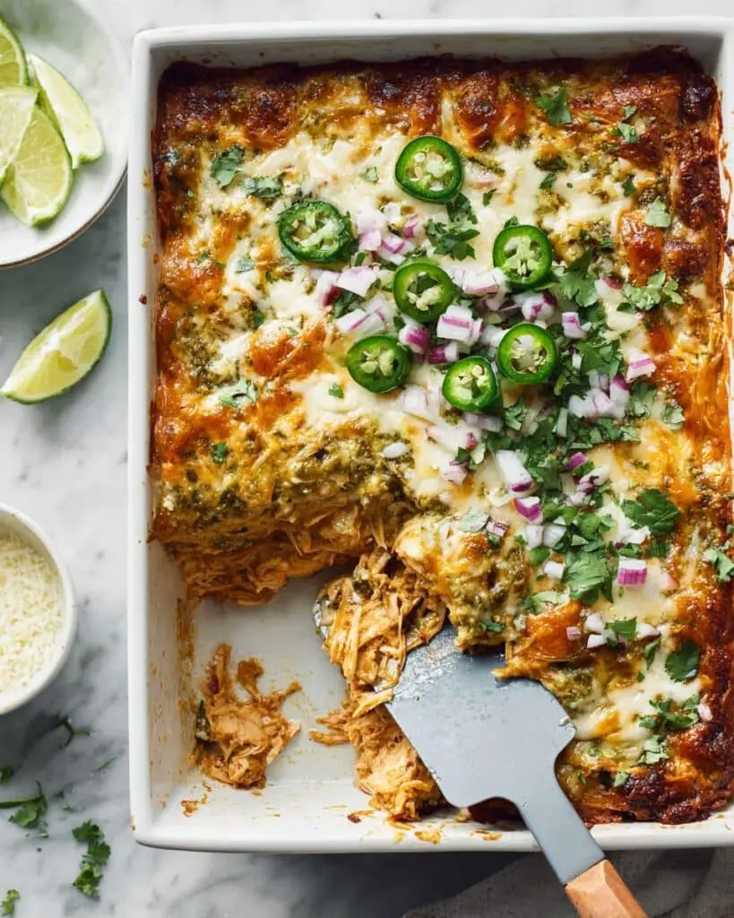 Salsa Verde Chicken Casserole Recipe