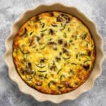 Zucchini Mushroom Quiche Recipe