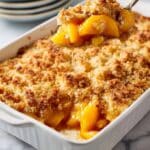 Sweet Peach Cobbler with Biscuit Topping Recipe