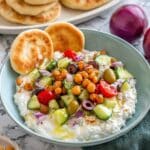 Cottage Cheese & Chickpea Salad Bowl Recipe