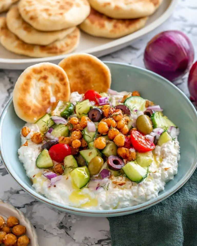 Cottage Cheese & Chickpea Salad Bowl Recipe