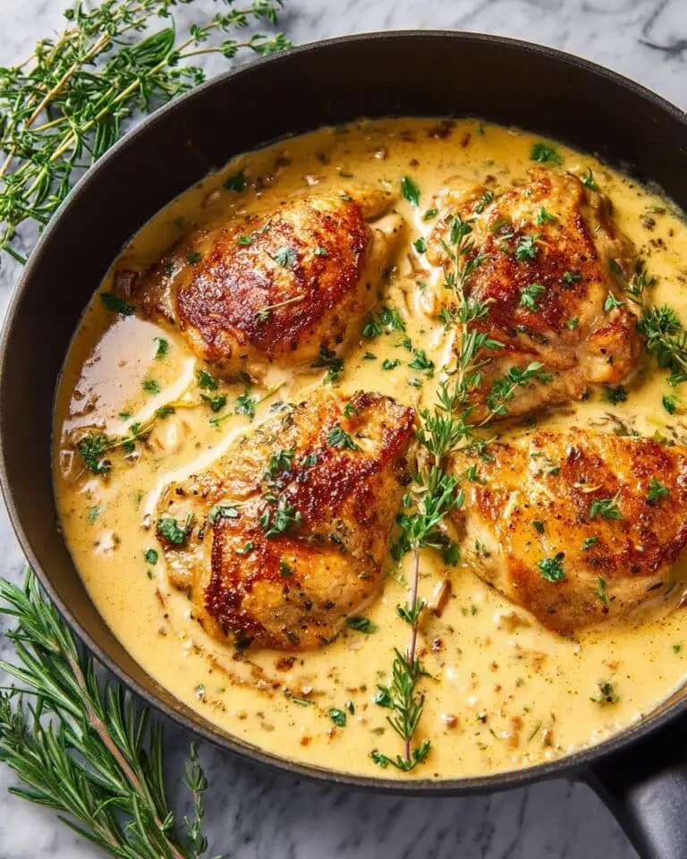 Creamy Mustard Chicken Recipe