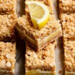 Oatmeal Lemon Crumble Bars Recipe