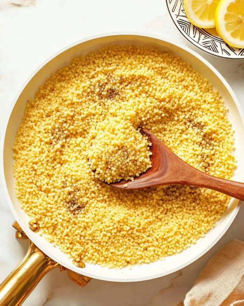 Lemon Parmesan Pearl Couscous Recipe