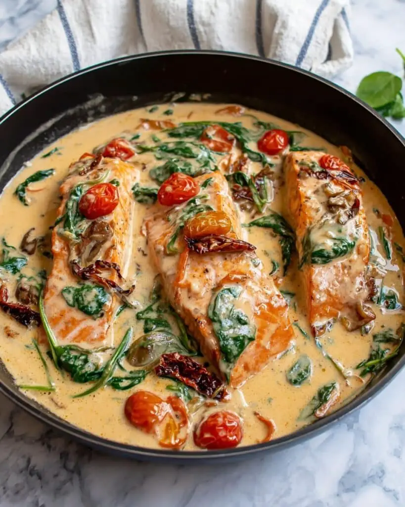 Creamy Tuscan Salmon Recipe