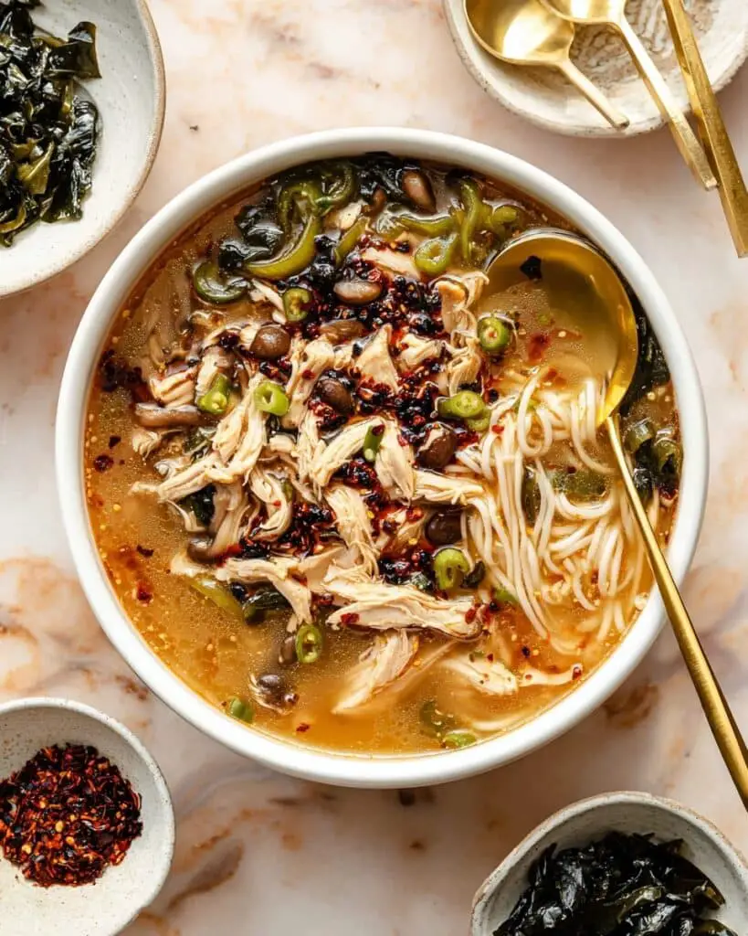 Miso Chicken Noodle Soup Recipe
