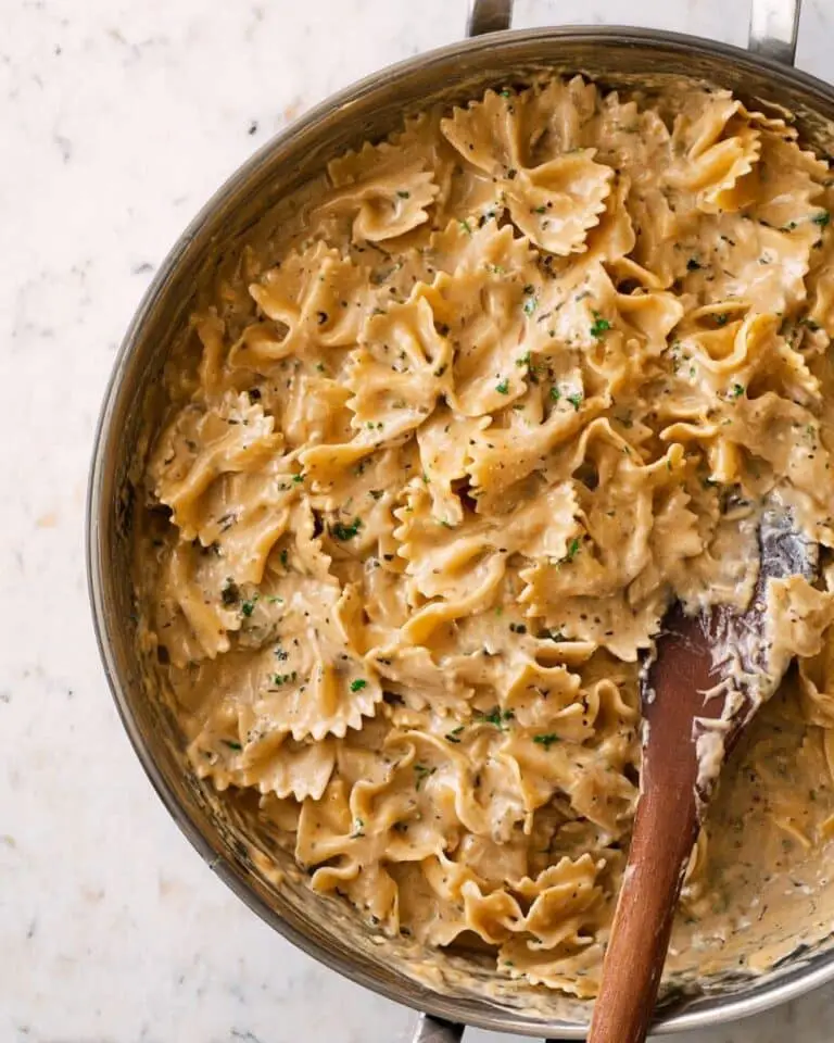 The BEST French Onion Pasta Recipe
