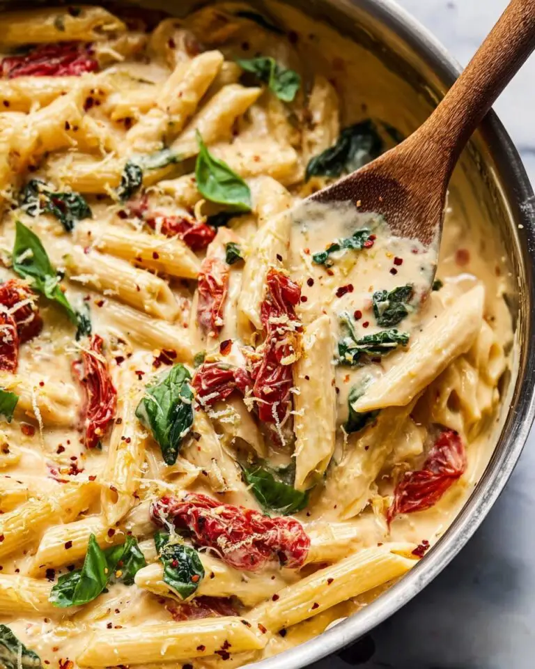 Creamy Sun Dried Tomato Pasta Recipe