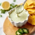 Jalapeño Lime Crema Recipe