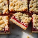 Raspberry Cheesecake Crumble Bars Recipe
