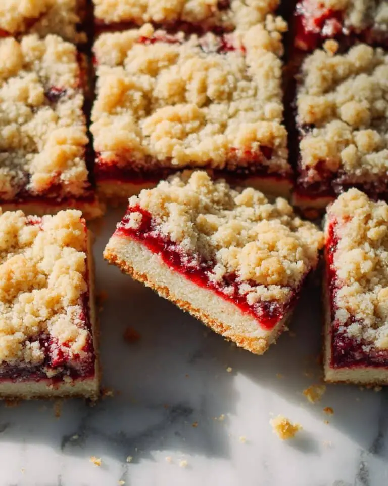 Raspberry Cheesecake Crumble Bars Recipe