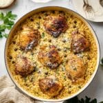 Creamy Lemon Chicken Piccata Skillet with Orzo Recipe